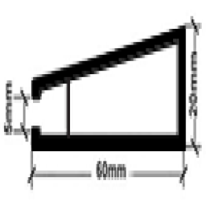پروفیل درب کمد و کابینت