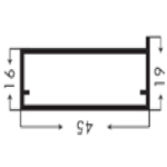 پروفیل درب کمد و کابینت